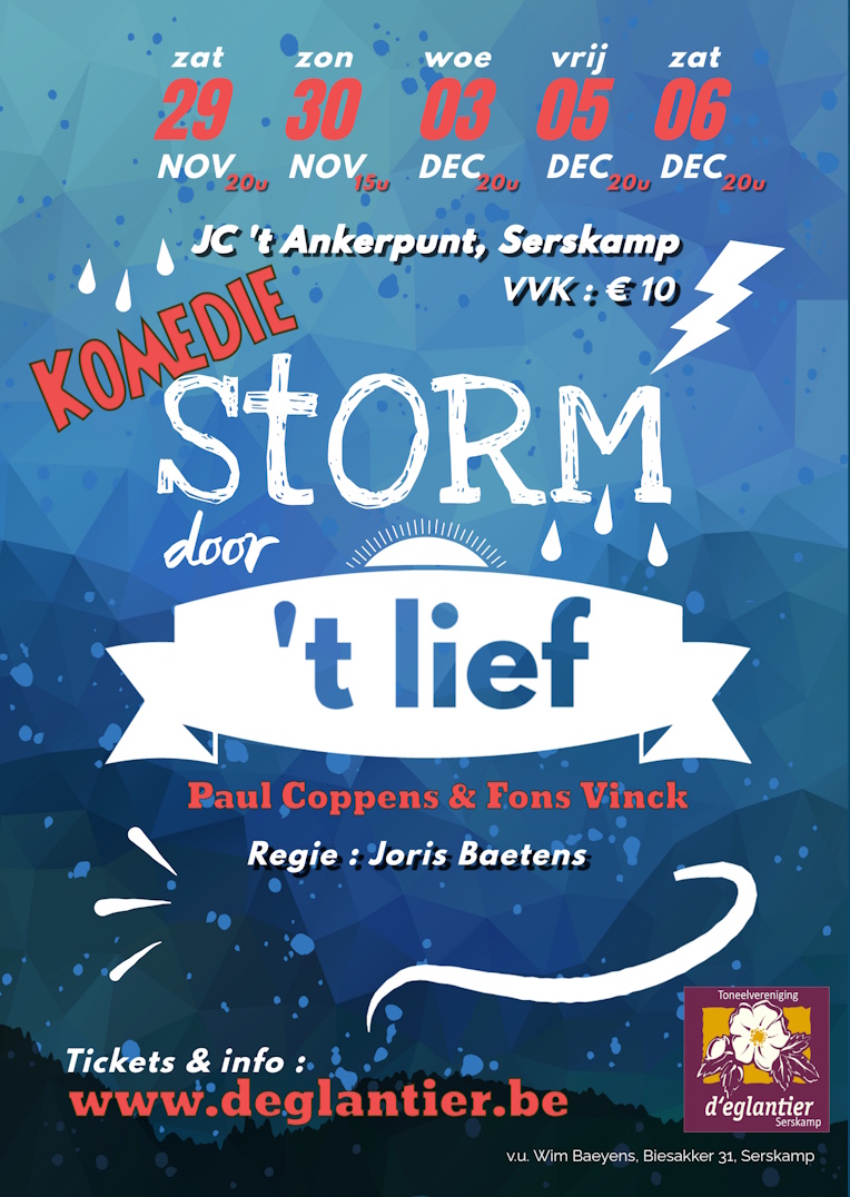Storm door tlief, Paul Coppens & Fons Vinck, Joris Baetens